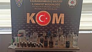 Kahramanmaraş'ta sahte içki operasyonu 