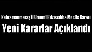 Yeni Kararlar Açıklandı 