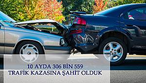 10 Ayda 306 Bin 559 Trafik Kazasına Şahit Olduk 