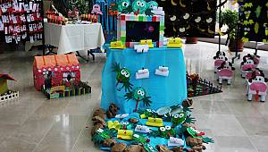 Anaokulu öğrencilerinden öğretmenler gününe özel sergi 