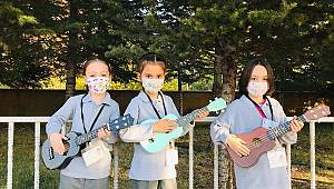 Elbistan Hoca Ahmet Yesevi İlkokulu öğrencilerine müzik aleti hediyesi 