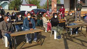 FAO Program Sorumlusu Ahaduzzaman'dan zeytin yetiştiriciliği kursiyerlerine ziyaret 