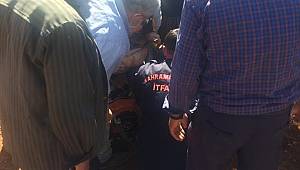 Kahramanmaraş'ta ayakları çapa makinesine sıkışan kişi yaralandı 