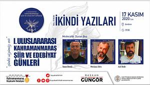 Uluslararası Şiir ve Edebiyat Günleri Başlıyor 