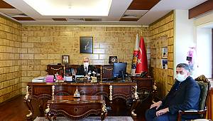  BİK Müdürü Vanlı’dan KSÜ Rektörü Can’a ziyaret 