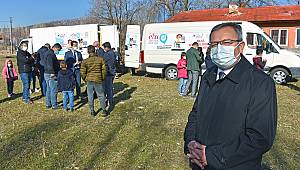 Göksun’da Mobil Araçlar EBA’YI Öğrencilerin Ayağına Götürüyor 