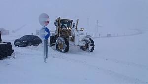 Kahramanmaraş’a beklenen kar geldi 