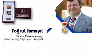 Kahramanmaraş Sütçü İmam Üniversitesi öğretim üyesine Azerbaycan Devlet Madalyası verildi 