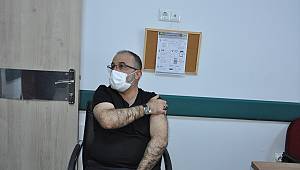 Afşin Belediye Başkanı Güven, Kovid-19 aşısı oldu 