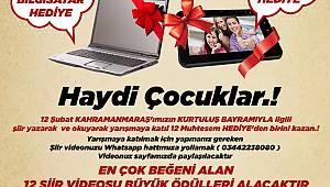 Hasırcıoğlu’ndan 12 Şubat Şiir Yarışması 