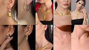 Altın Kolye ve Küpe Çeşitleri! Üreticiden! 