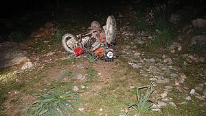 Belediye çalışanı motosiklet kazasında öldü 