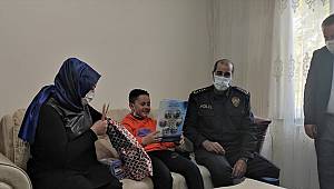  Emniyet Müdürü Cebeloğlu'ndan şehit çocuğuna doğum günü sürprizi 