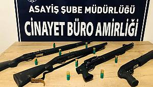 Kahramanmaraş’ta 27 adet ruhsatsız silaha el konuldu 