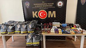 Kahramanmaraş’ta cinsel içerikli hap ile ilaç ele geçirildi 