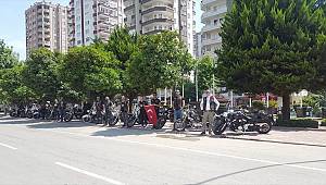 Kahramanmaraş'ta İdlib şehitleri için motosikletli konvoy oluşturuldu 