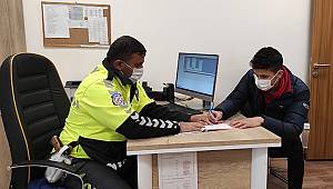 Kahramanmaraş'ta trafik güvenliğini tehlikeye sokan sürücüye ceza kesildi