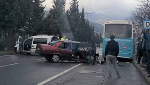 Kahramanmaraş’ta trafik kazası: 1 ağır 3 yaralı 