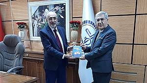  KSÜ Rektörü Prof. Dr. Niyazi Can, Kırşehir İl Müftüsü Yaman’a Ziyaret