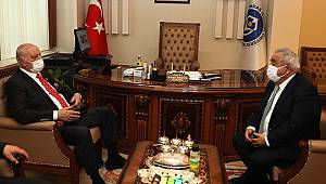 Mehmet Sağlam’dan KİÜ Rektörü Prof. Dr. Sami Özgül’e “Hayırlı Olsun” Ziyareti