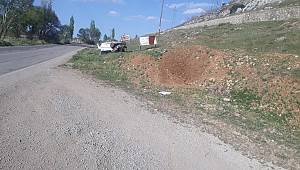 Ehliyetsiz sürücü otomobiliyle takla attı: 1 yaralı 