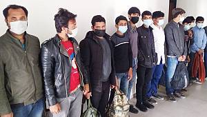 Kahramanmaraş'ta 13 kaçak göçmen yakalandı 