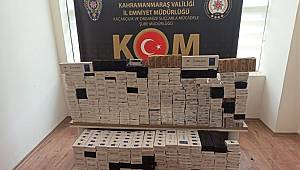 Kahramanmaraş’ta kaçak sigara ticaretine polis baskını 