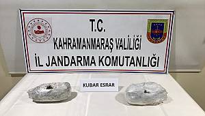 Kahramanmaraş'ta yolcu otobüsünde uyuşturucu madde ele geçirildi