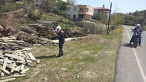 Kaplumbağayı ezilmekten jandarma kurtardı 
