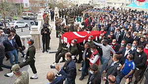 Şehidimizi son yolculuğuna uğurladık 