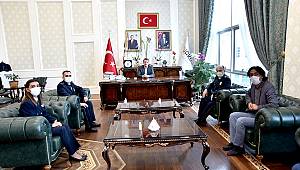 Türkoğlu İlçe Emniyet Müdürü Erdem'den, Başkan Okumuş'a ziyaret 