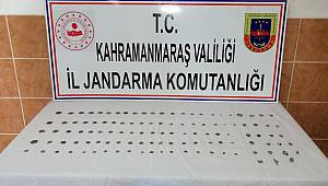 Afşin’de tarihi eser operasyonu 