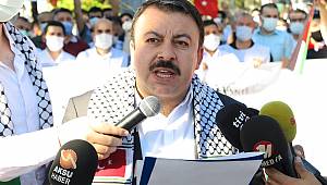Başkan Aydın, “Kudüs özgür değilse dünya tutsaktır” 