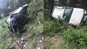 Kahramanmaraş’ta kamyonet uçuruma yuvarlandı: 7 yaralı 