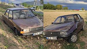 Kahramanmaraş’ta otomobil tarlaya uçtu: 1 yaralı 