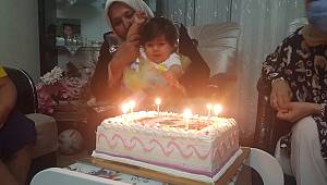 Kahramanmaraş'ta şehit polis memurunun bir yaşındaki kızına doğum günü sürprizi 