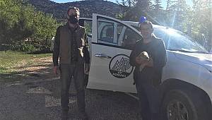 Yaralı şahine vatandaşlar sahip çıktı 