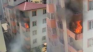 Kahramanmaraş’ta balkon yangını paniğe neden oldu