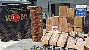 Kahramanmaraş’ta kaçak sigara operasyonu