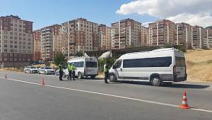 Kahramanmaraş’ta servis araçlarına eş zamanlı denetim