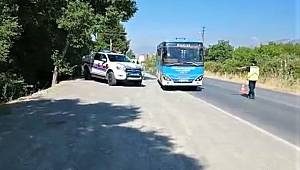 Kahramanmaraş'ta servis araçlarına sivil denetim 