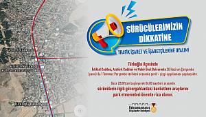 Türkoğlu’nun 3 Caddesi İçin Park Uyarısı! 
