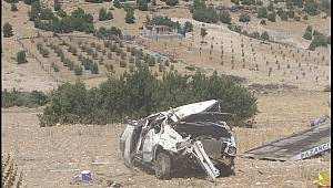 Kahramanmaraş’ta otomobil takla attı: 3 ağır 7 yaralı 