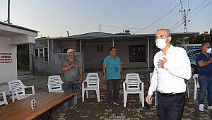 Başkan Okay yapılan çalışmaları yerinde inceledi 