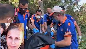 Emine öğretmeni ekipler ağaçta asılı buldu 