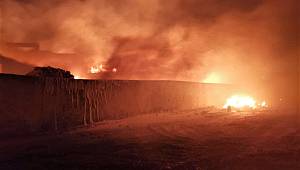 Kahramanmaraş’ta geri dönüşüm tesisinde yangın 