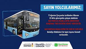 Üç Otobüs Hattında Değişiklik 