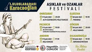 Aşıklar ve Ozanlar Festivali Başlıyor