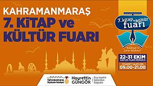 Kahramanmaraş 7. Kitap ve Kültür Fuarı Başlıyor!