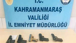 Kahramanmaraş’ta 19 silah ele geçirildi 